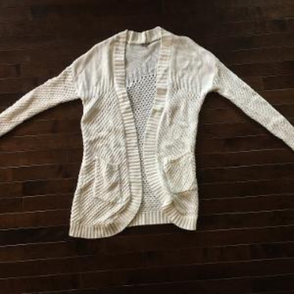 Womens White Sweater/Cardigan - Picture 1 of 5